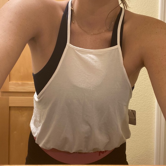 Free People Featherweight Tank Top- White - Picture 6 of 8